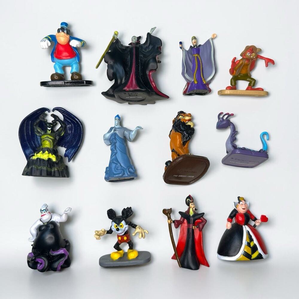 Disney Parks Villains Collector Pack Lot MiniFig 12/18 Chernabog Brer Fox Ursula